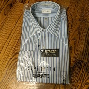 Brand new dress shirt, french cuffs, 17 34/35